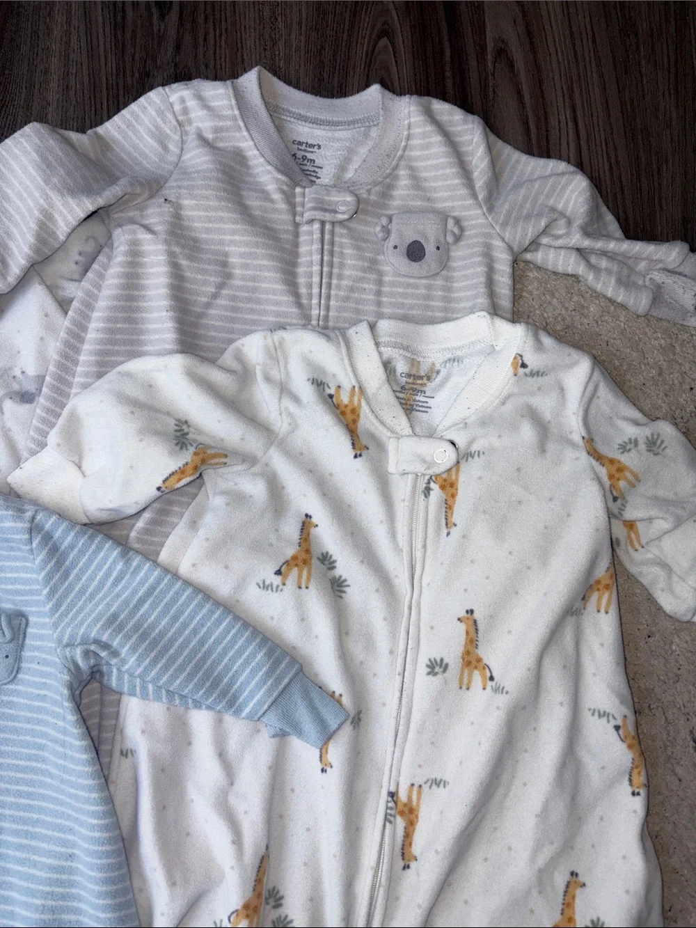 Bundle of Carters Sleep sacks 6-9 months